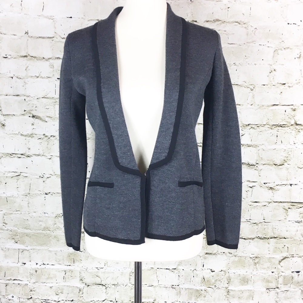 LOFT Charcoal Grey Knit Jacket (SP)